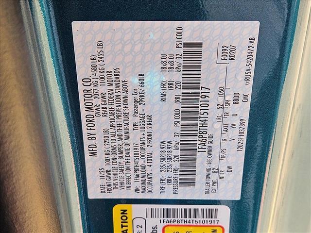 new 2026 Ford Mustang car, priced at $31,375