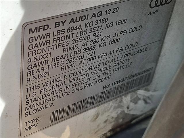 used 2021 Audi SQ7 car, priced at $57,990