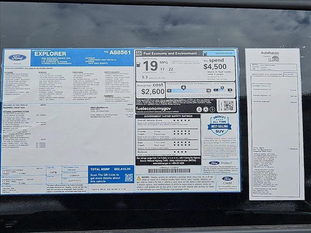 new 2026 Ford Explorer car, priced at $53,910