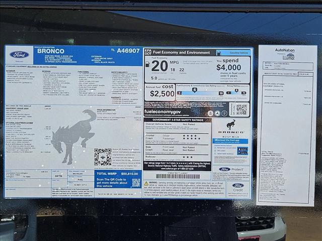 new 2026 Ford Bronco car, priced at $45,889