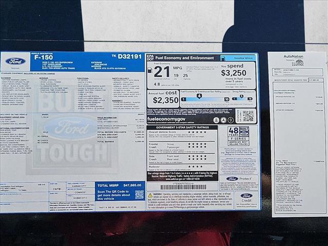 new 2026 Ford F-150 car, priced at $38,885