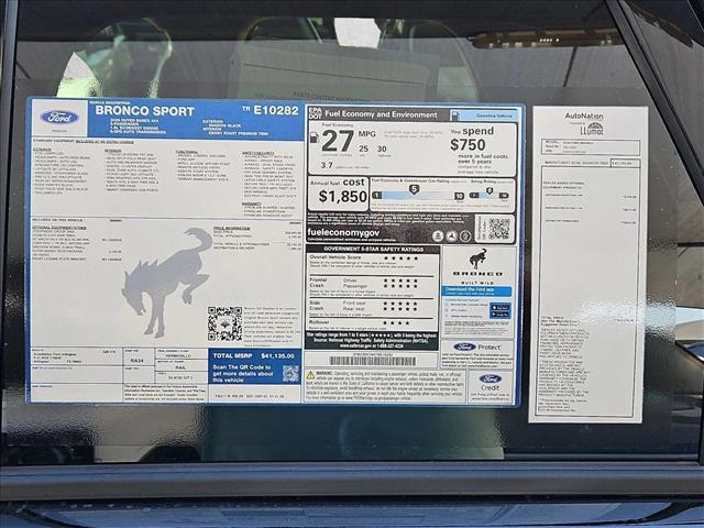 new 2026 Ford Bronco Sport car, priced at $37,135