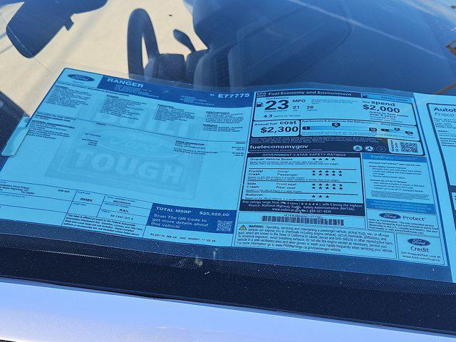 new 2025 Ford Ranger car, priced at $28,950