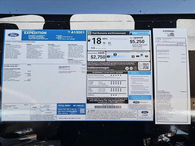 new 2026 Ford Expedition car, priced at $76,855