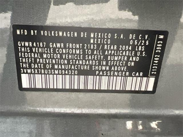 new 2025 Volkswagen Jetta car, priced at $21,459