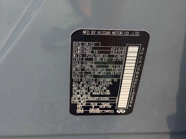 used 2023 INFINITI QX50 car, priced at $26,798
