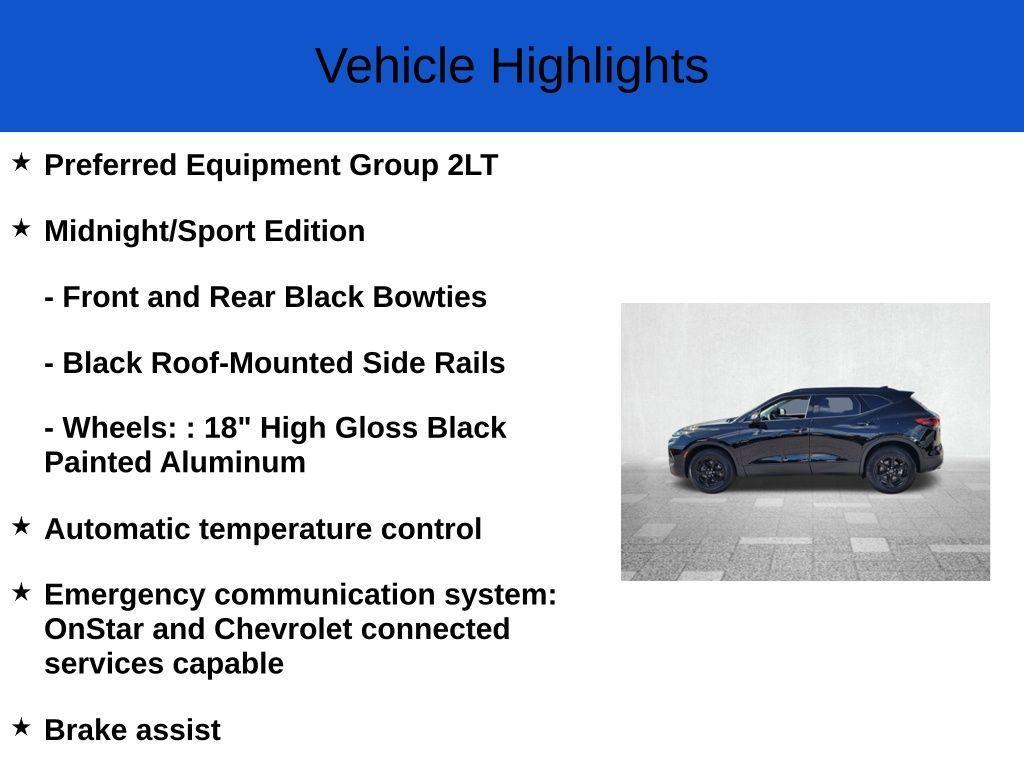 new 2025 Chevrolet Blazer car, priced at $34,846