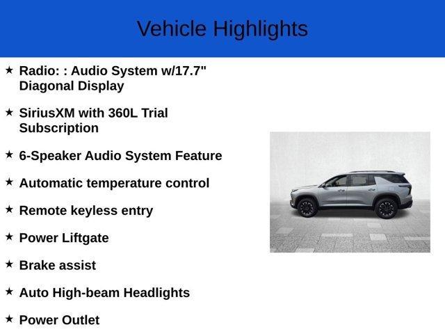 new 2025 Chevrolet Traverse car, priced at $46,519