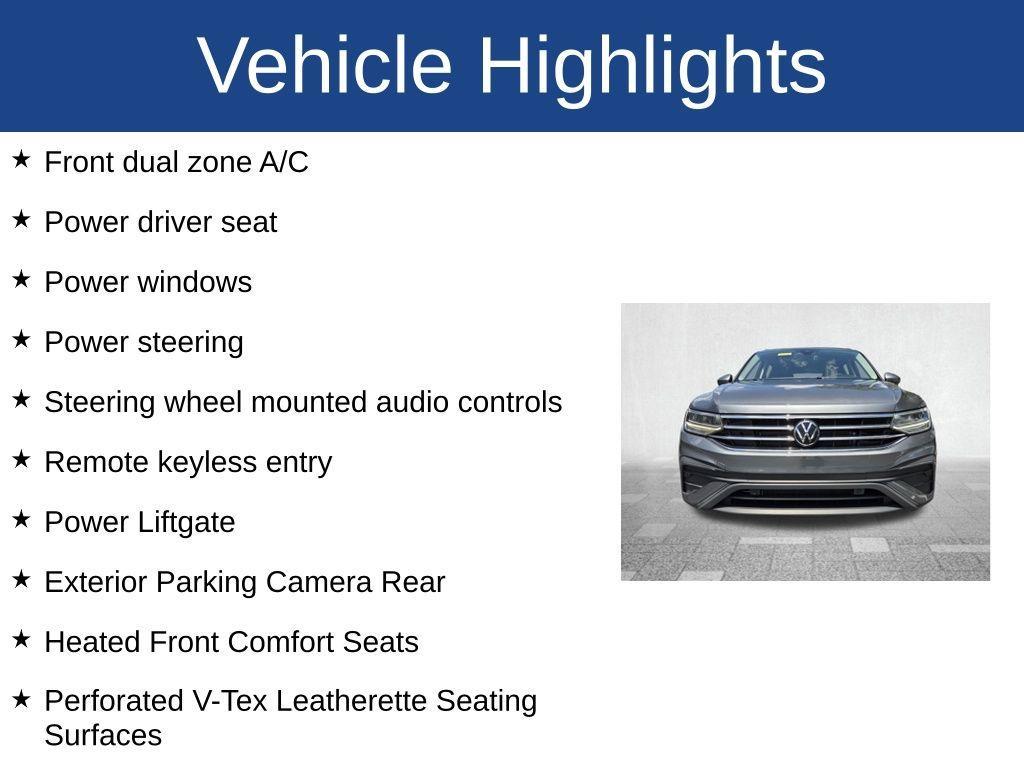 used 2023 Volkswagen Tiguan car, priced at $21,555