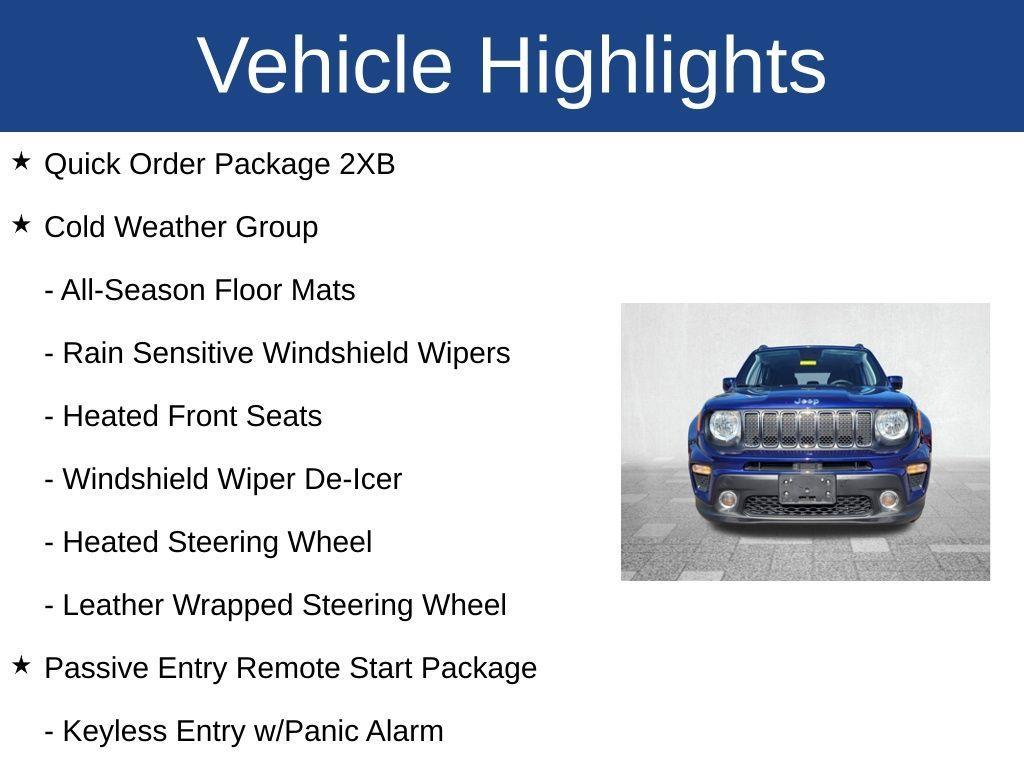 used 2020 Jeep Renegade car, priced at $16,555