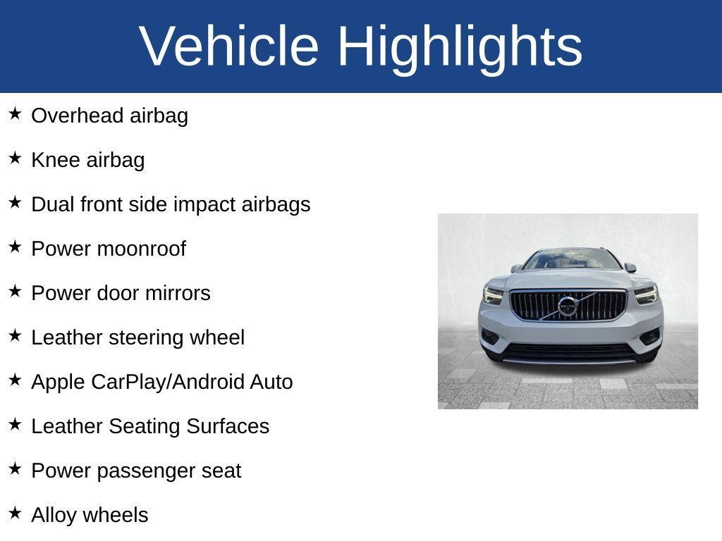 used 2021 Volvo XC40 car, priced at $26,508