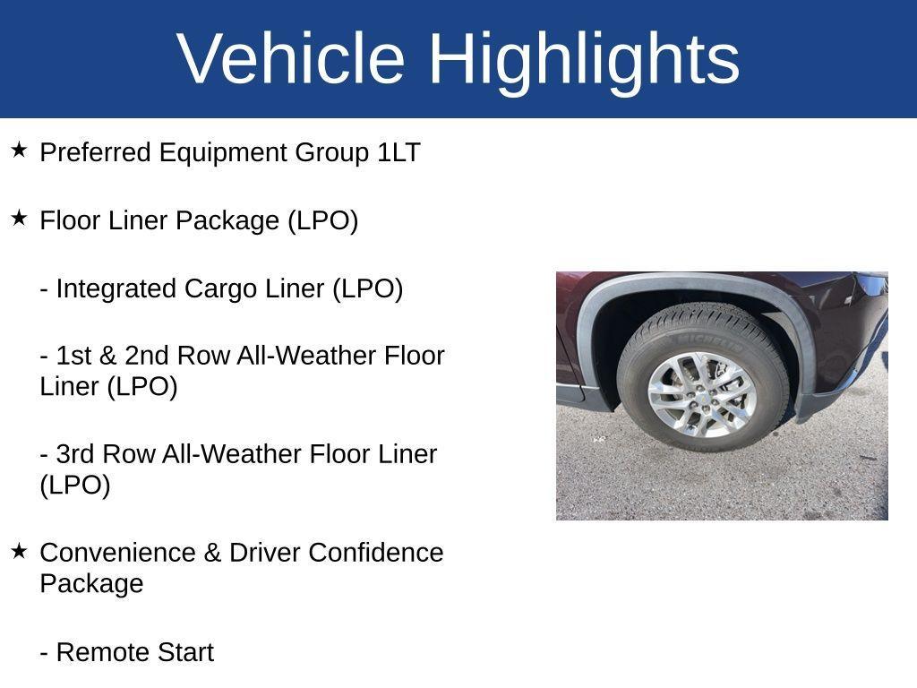 used 2020 Chevrolet Traverse car, priced at $18,000