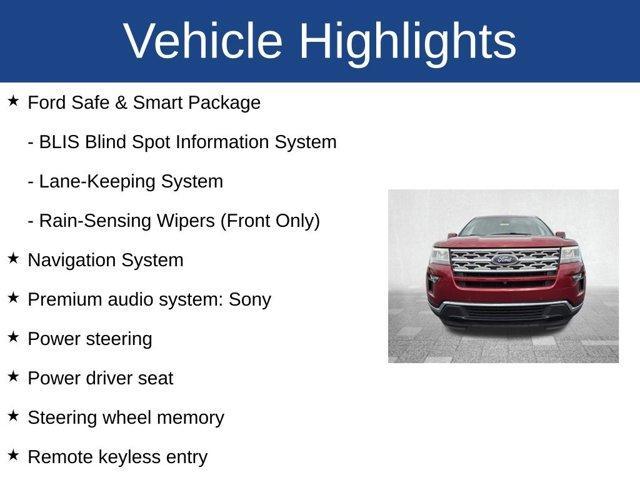 used 2018 Ford Explorer car, priced at $18,000