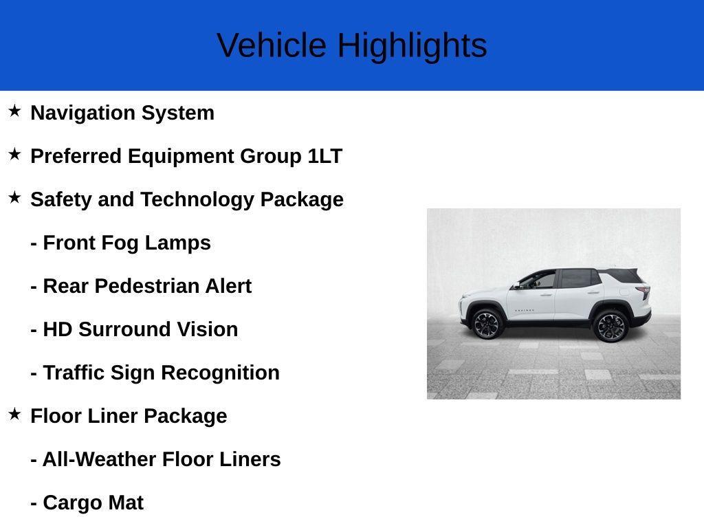 new 2026 Chevrolet Equinox car, priced at $30,939
