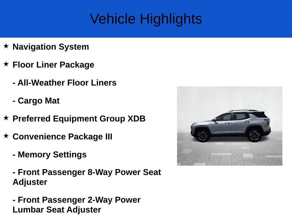 new 2026 Chevrolet Equinox car, priced at $32,170