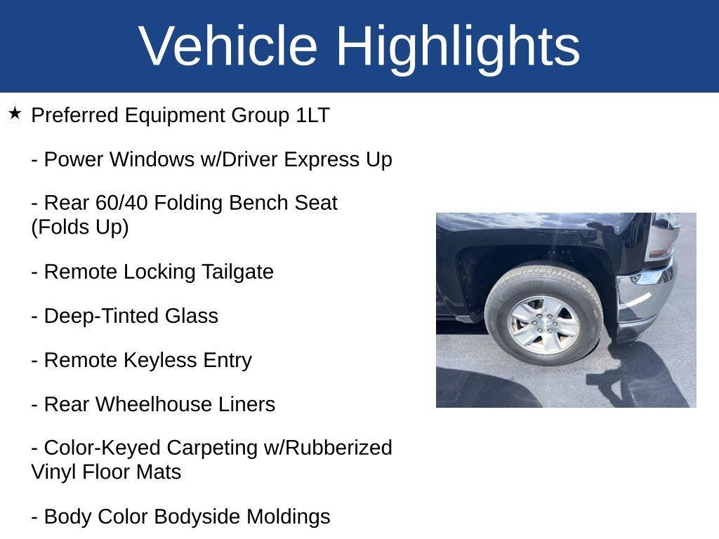 used 2018 Chevrolet Silverado 1500 car, priced at $19,777