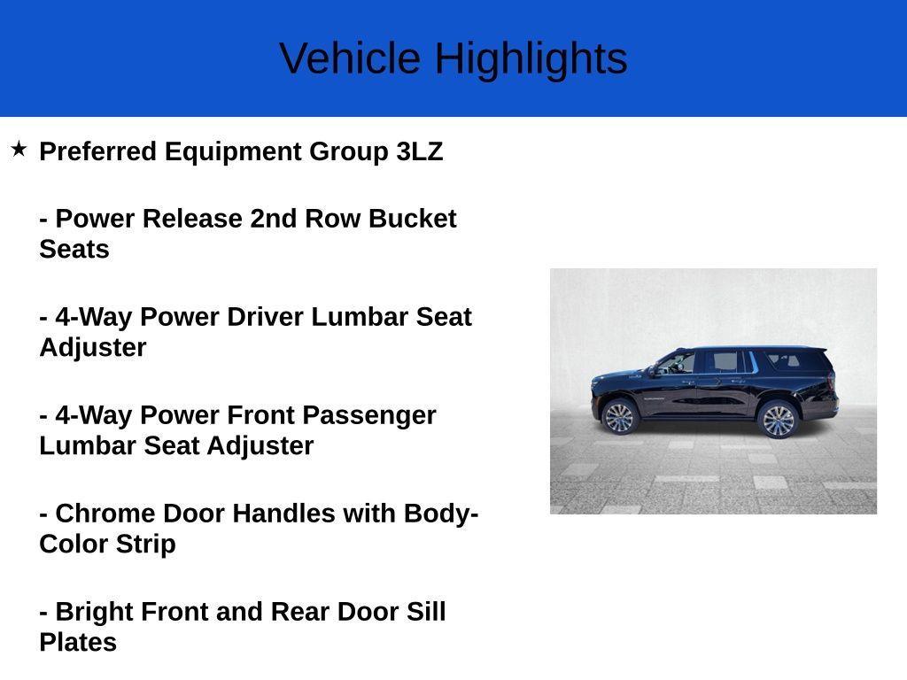 new 2026 Chevrolet Suburban car, priced at $88,574