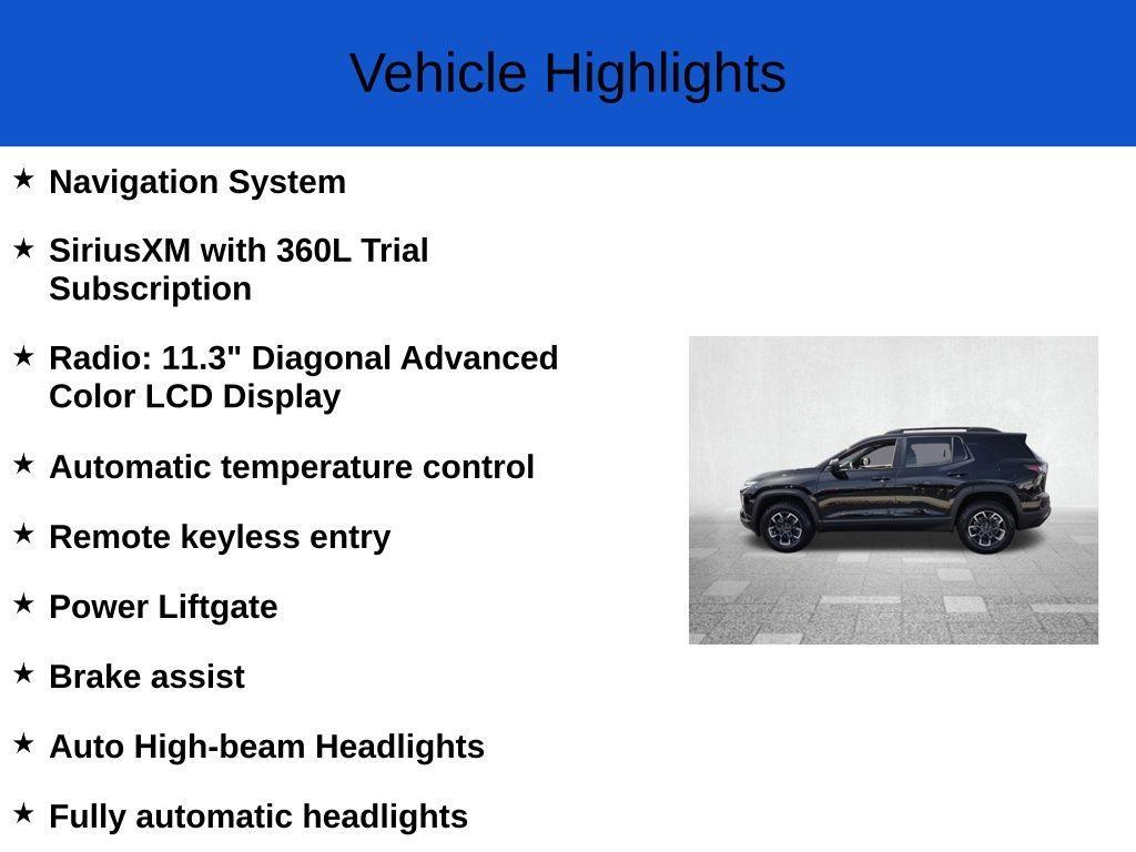 new 2026 Chevrolet Equinox car, priced at $32,095