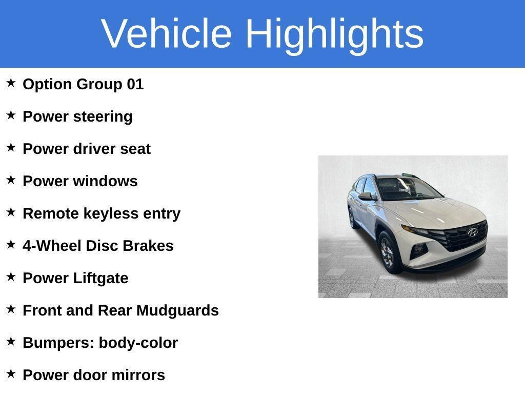 used 2023 Hyundai Tucson car, priced at $22,549