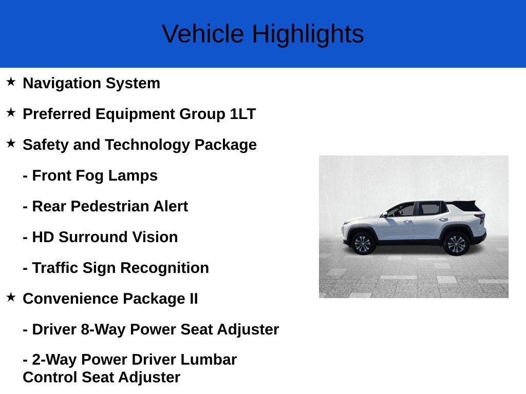 new 2026 Chevrolet Equinox car, priced at $30,290