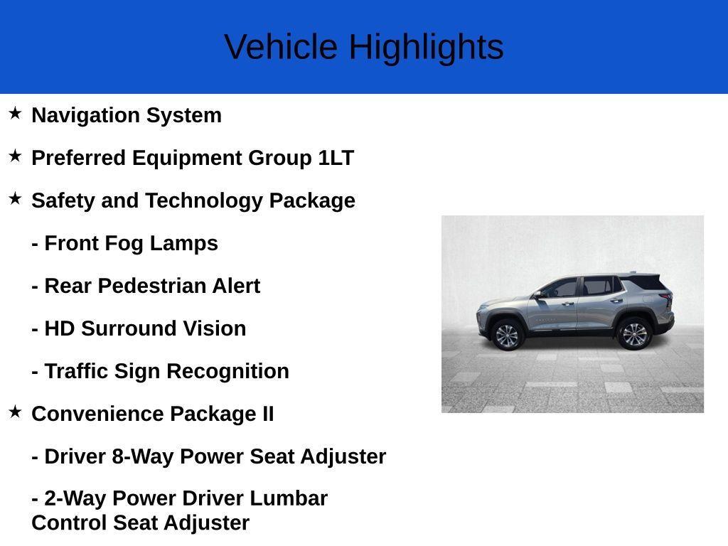 new 2026 Chevrolet Equinox car, priced at $30,290