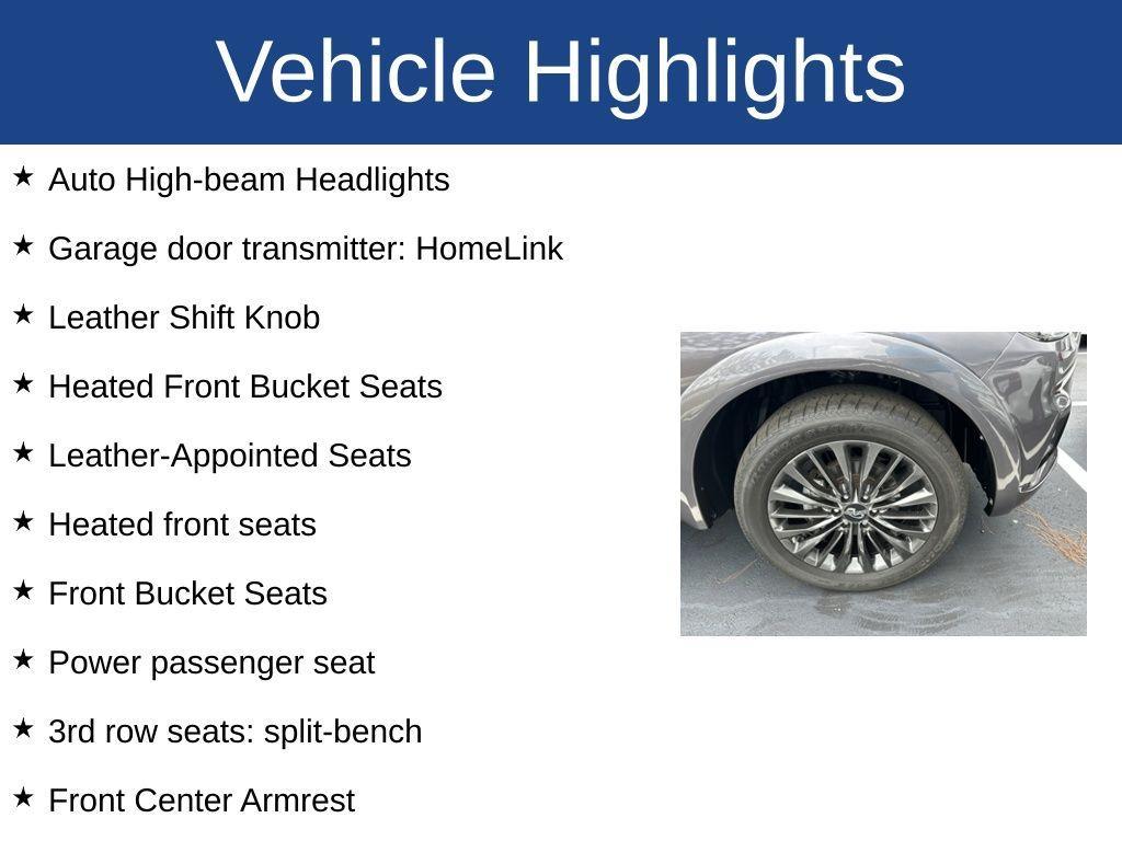 used 2023 INFINITI QX80 car, priced at $52,299