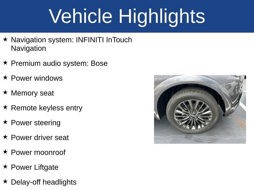 used 2023 INFINITI QX80 car, priced at $52,299