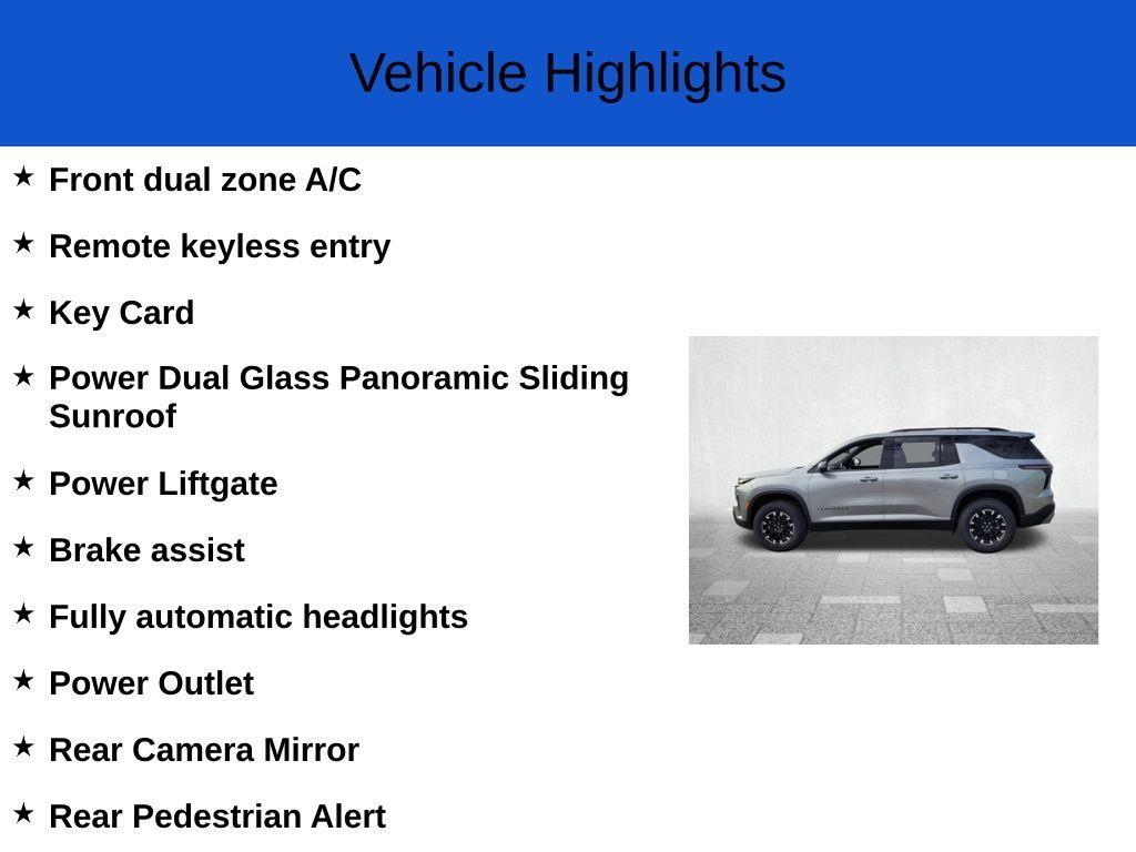 new 2026 Chevrolet Traverse car