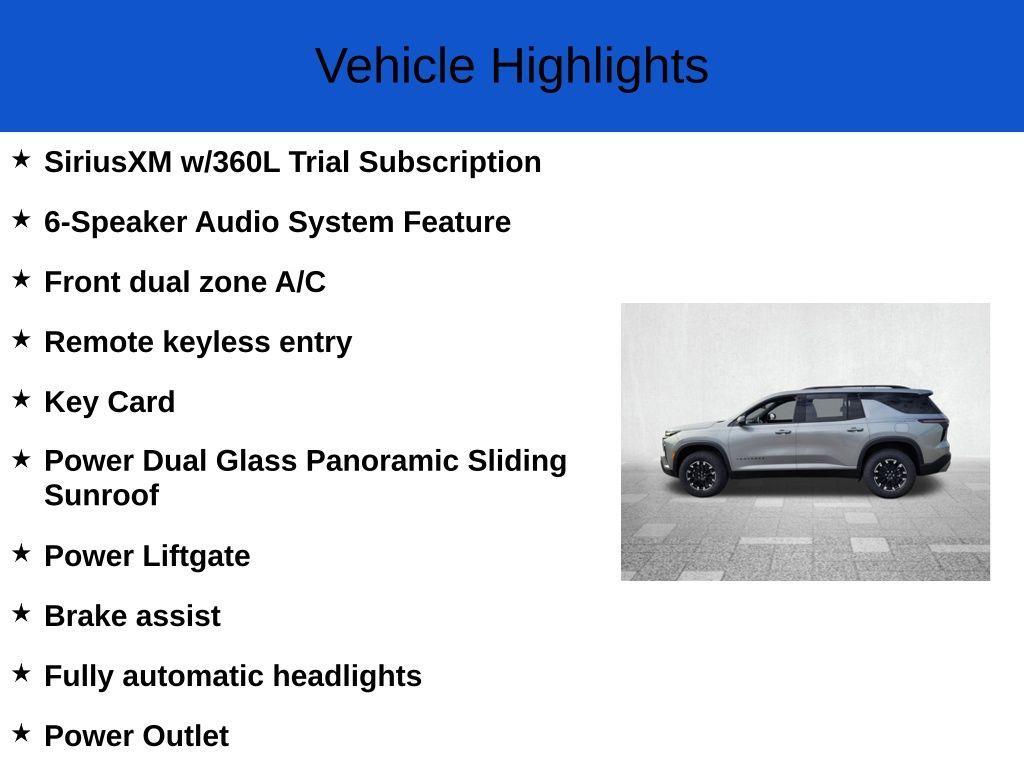 new 2026 Chevrolet Traverse car