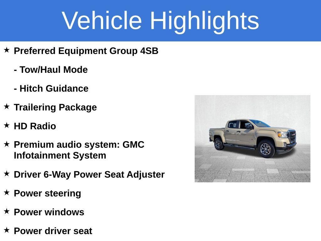 used 2022 GMC Canyon car, priced at $27,000