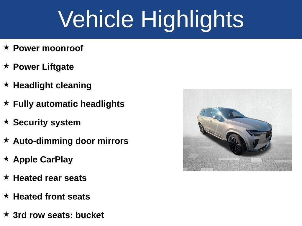 used 2025 Volvo XC90 car, priced at $51,697