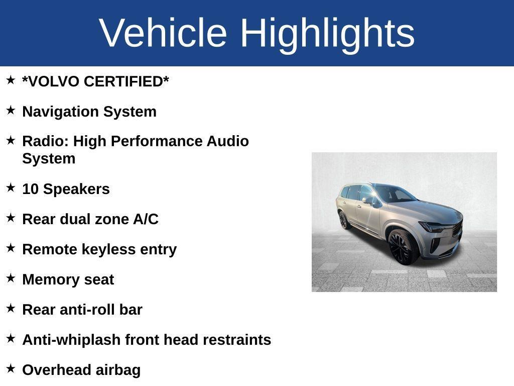 used 2025 Volvo XC90 car, priced at $51,697