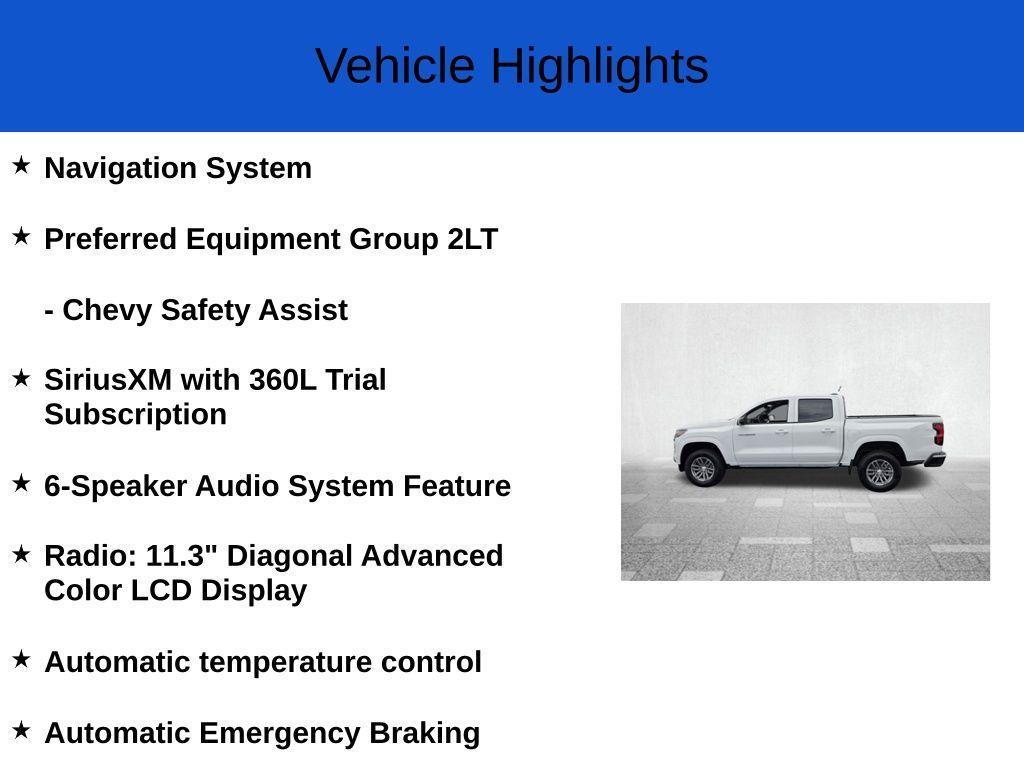 new 2026 Chevrolet Colorado car, priced at $35,085
