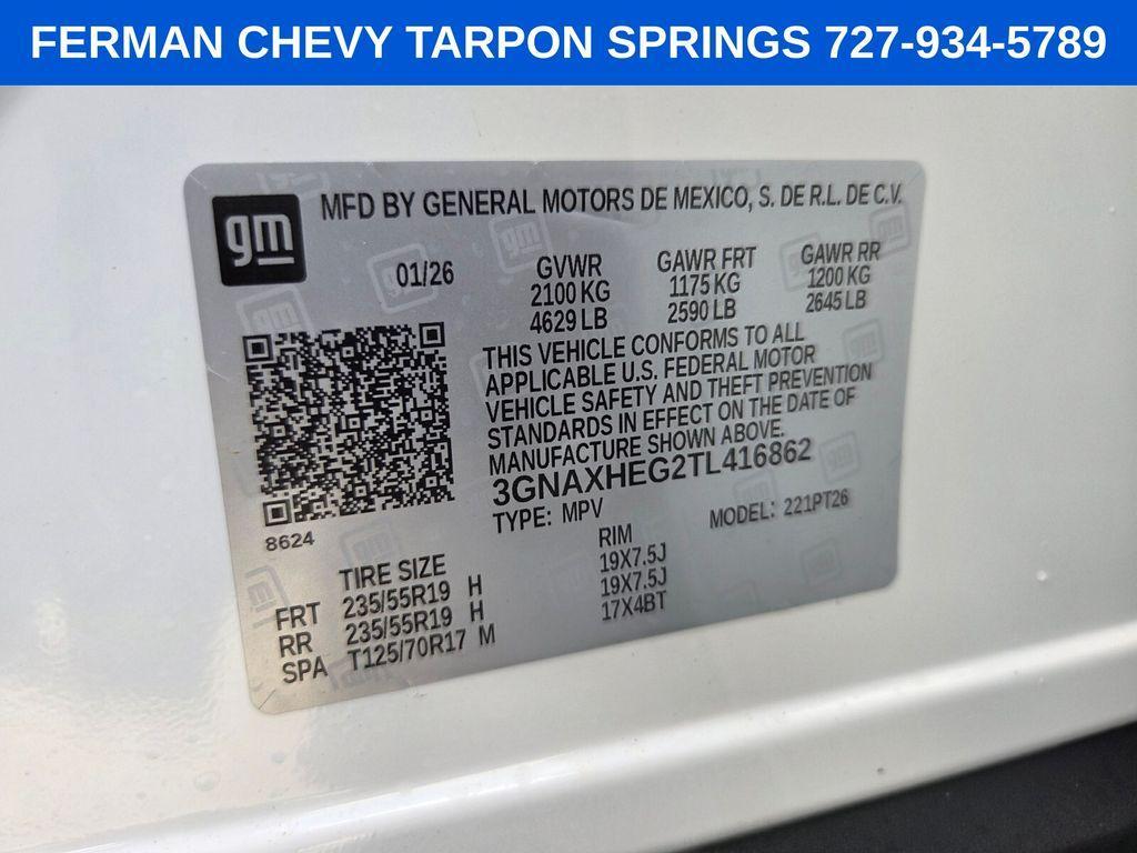 new 2026 Chevrolet Equinox car, priced at $32,190