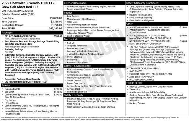 used 2022 Chevrolet Silverado 1500 car, priced at $44,555