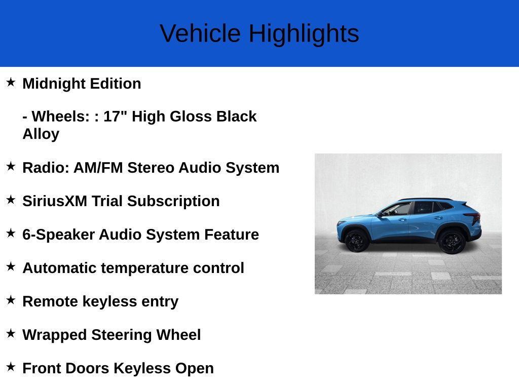 new 2026 Chevrolet Trax car, priced at $25,891