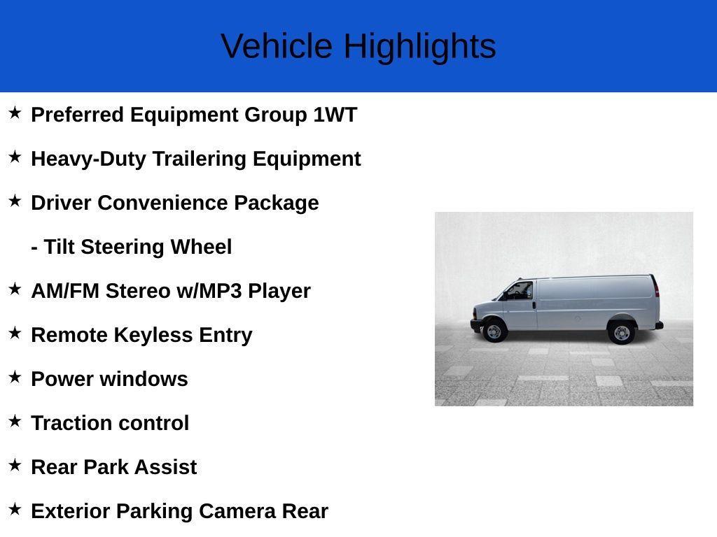 new 2025 Chevrolet Express 3500 car, priced at $49,450