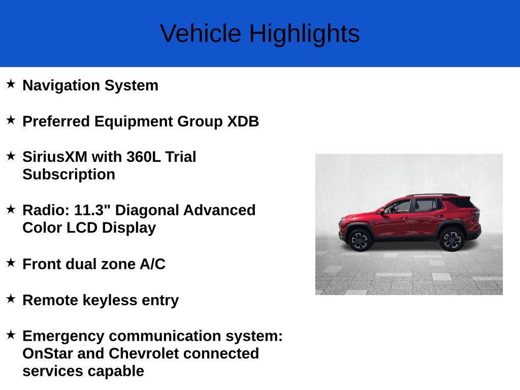 new 2026 Chevrolet Equinox car, priced at $32,855