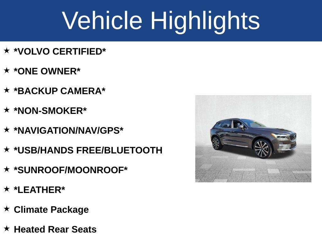 used 2023 Volvo XC60 car, priced at $36,487