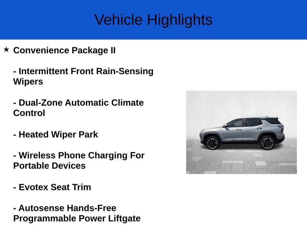 new 2026 Chevrolet Equinox car, priced at $30,745