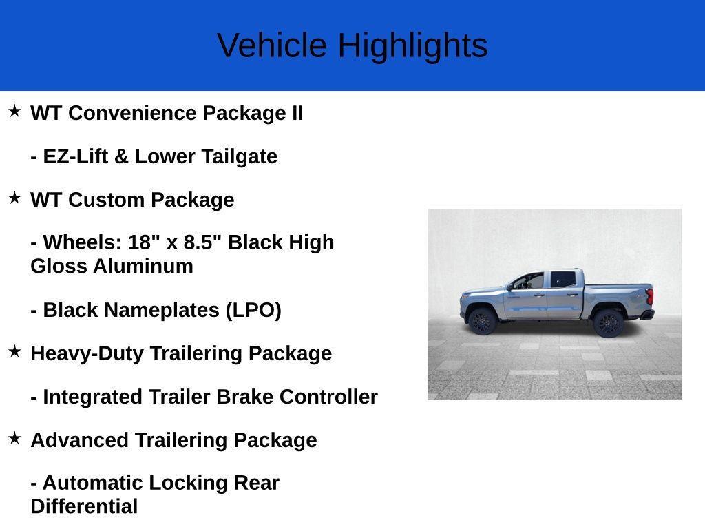 new 2026 Chevrolet Colorado car, priced at $36,080