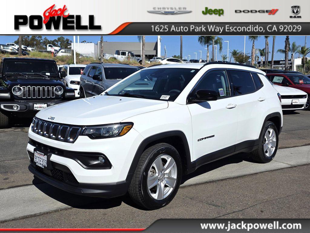 used 2022 Jeep Compass car, priced at $19,500