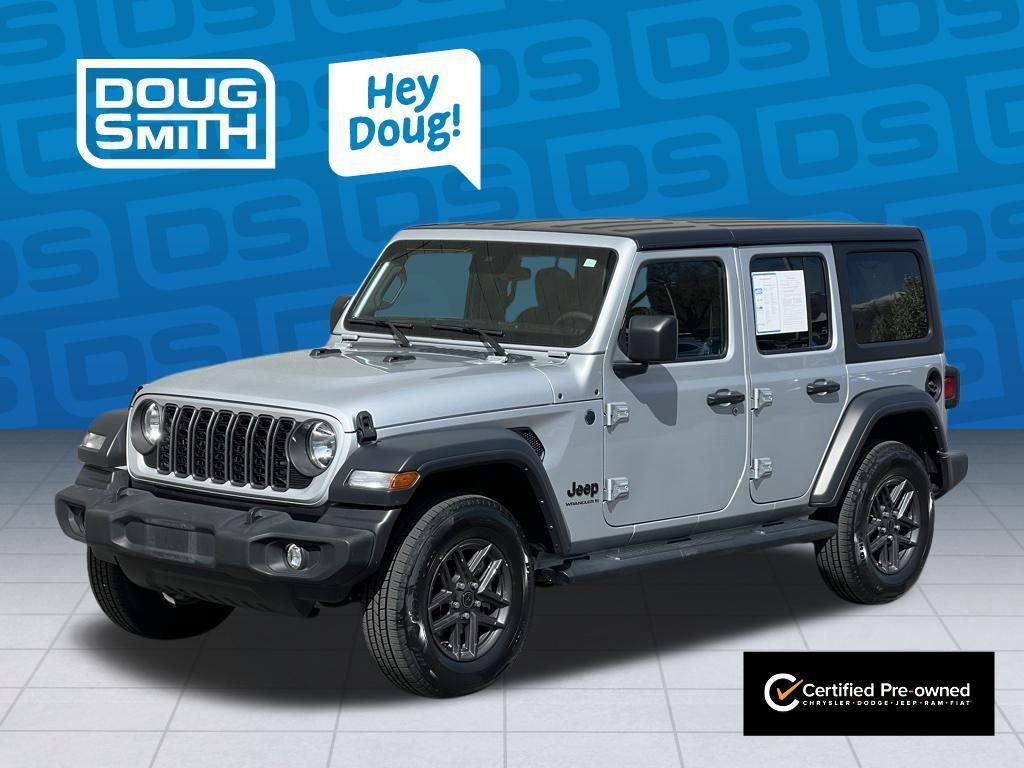 used 2024 Jeep Wrangler car, priced at $32,386