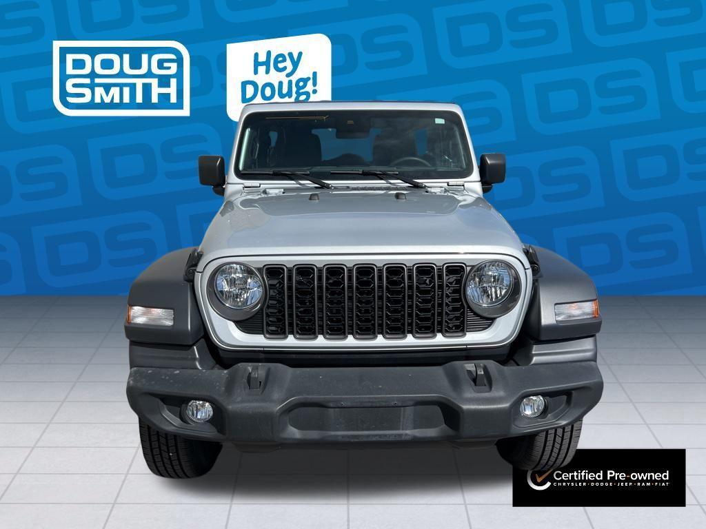 used 2024 Jeep Wrangler car, priced at $32,386
