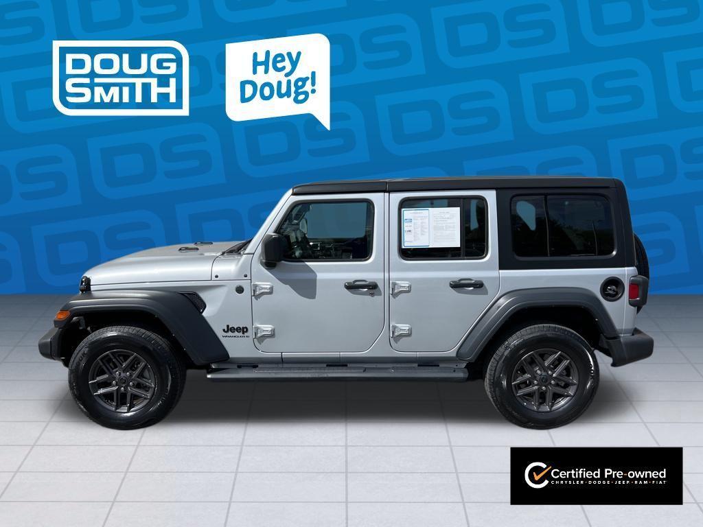 used 2024 Jeep Wrangler car, priced at $32,386