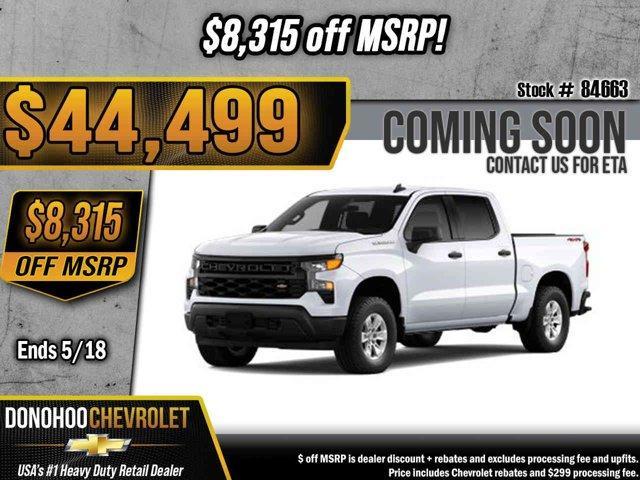 new 2026 Chevrolet Silverado 1500 car, priced at $44,499
