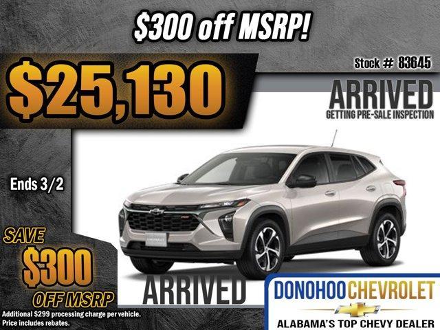 new 2026 Chevrolet Trax car, priced at $25,130