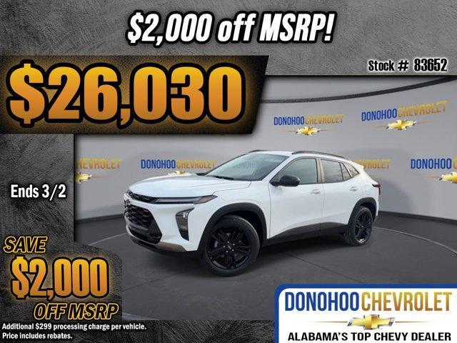 new 2026 Chevrolet Trax car, priced at $26,030