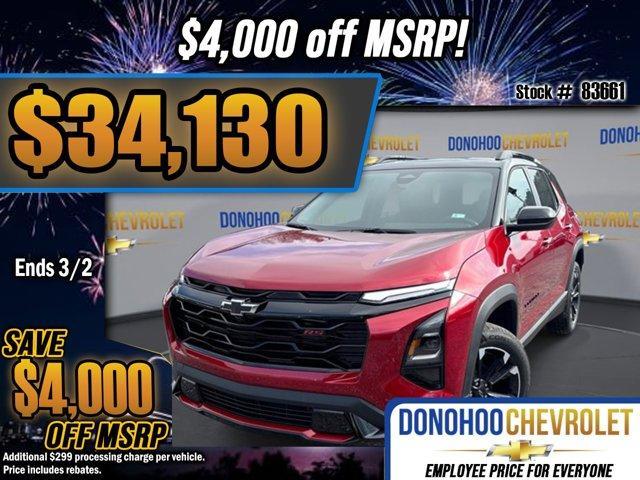 new 2026 Chevrolet Equinox car, priced at $34,130