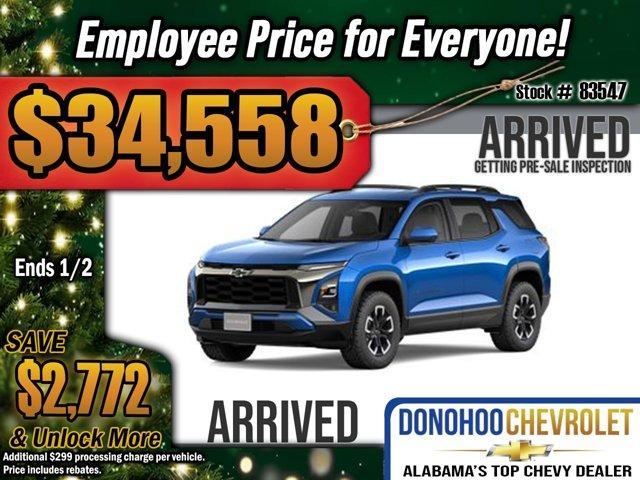 new 2026 Chevrolet Equinox car, priced at $34,558